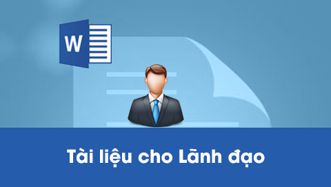 Hồ sơ công việc cho Lãnh đạo